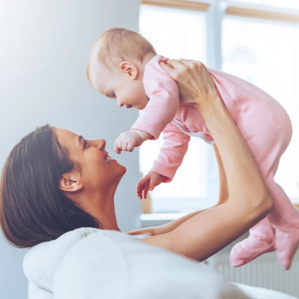 A healthy newborn baby
