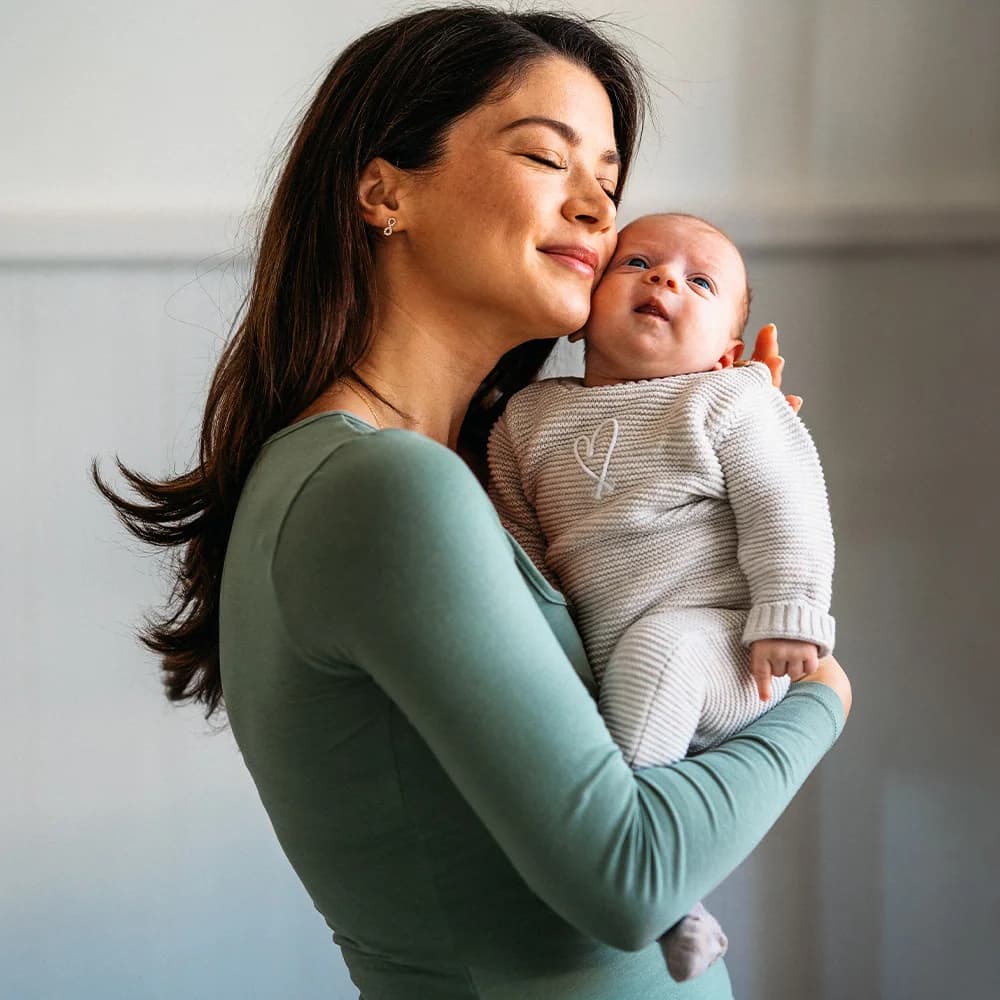 A mother Holding her Child