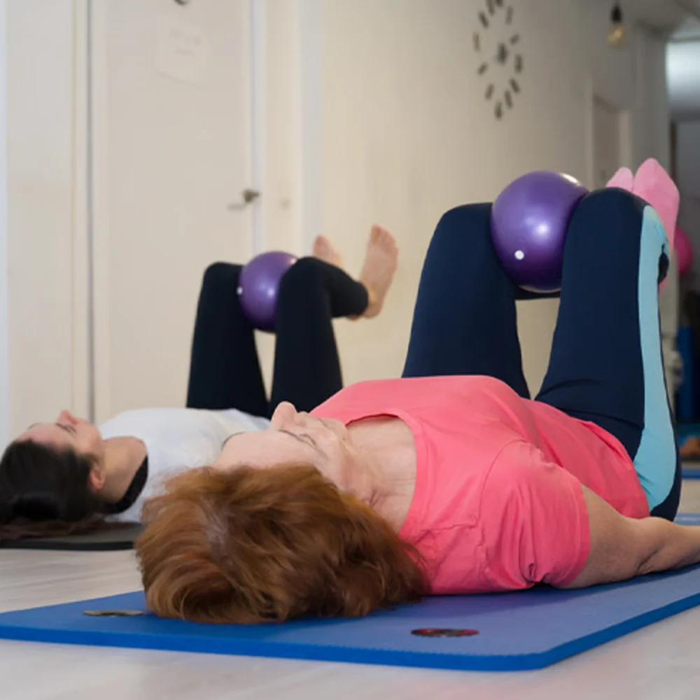 Pelvic floor physiotherapy session