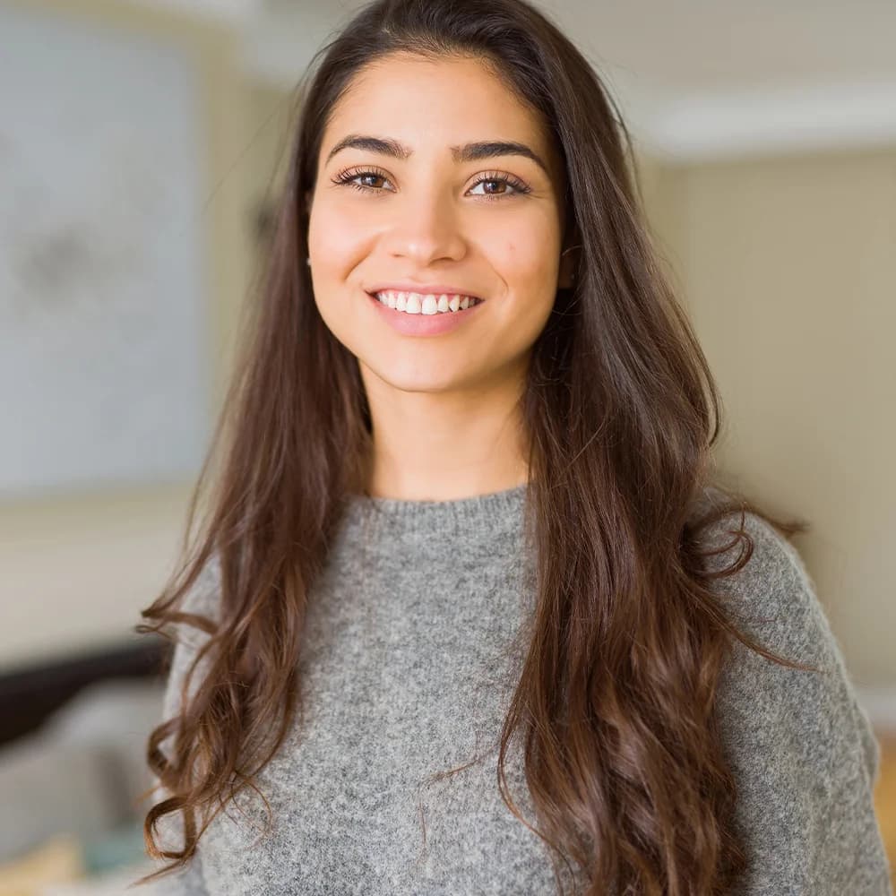 Smiling young woman