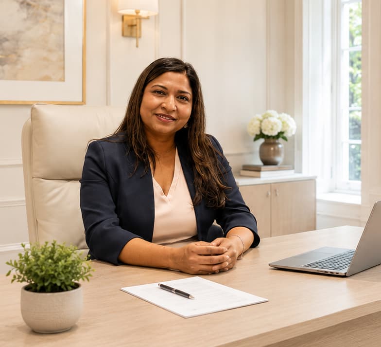 Dr Luxmi Velauthar in her consulting room