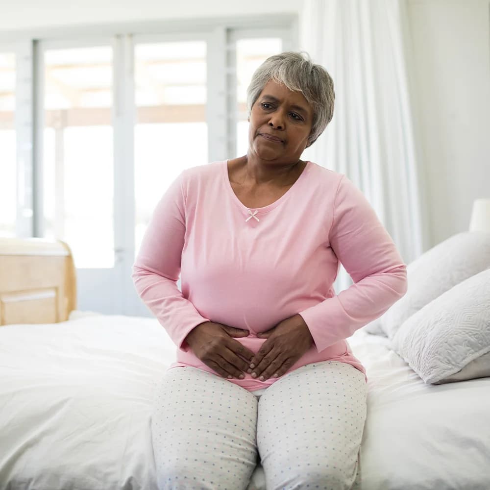 Woman with vulval discomfort and pain
