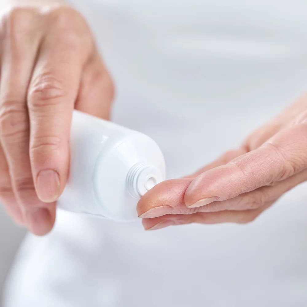 Topical corticosteroid ointment used to treat the condition