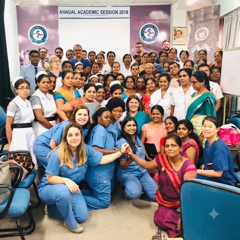 Nursing staff at the 2018 annual academic session